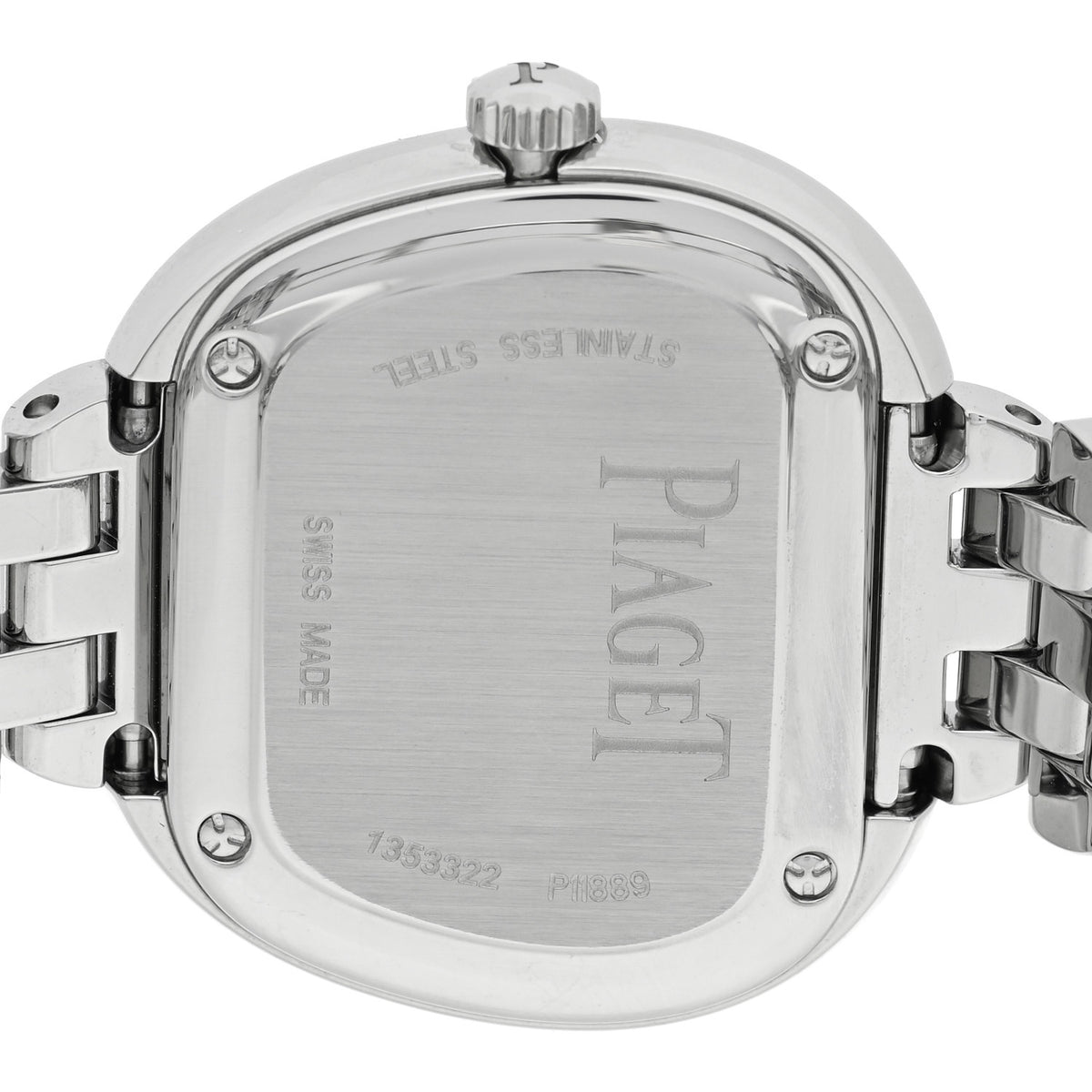 Piaget Stainless Steel Diamond 29mm Sixtie Quartz Watch 4 of 4