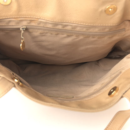 Chanel Caviar CC Shoulder Bag Beige 4 of 22