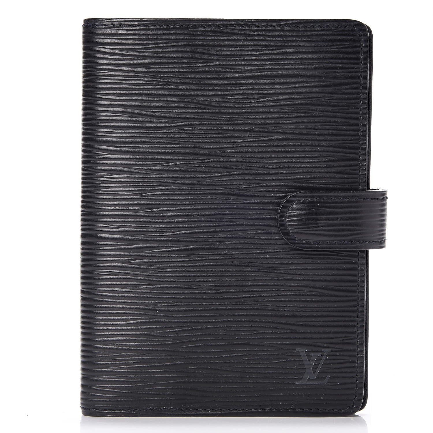Louis Vuitton Epi Small Ring Agenda Cover Black 1 of 10