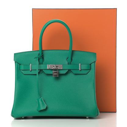 Hermes Epsom Birkin 30 Vert Jade 11 of 11