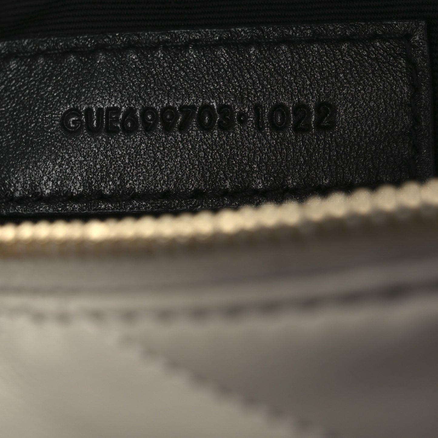 Lambskin Monogram Mini Sade Tube Bag Crema Soft