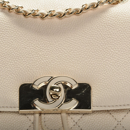 Chanel Caviar Quilted Backpack White 8 of 10