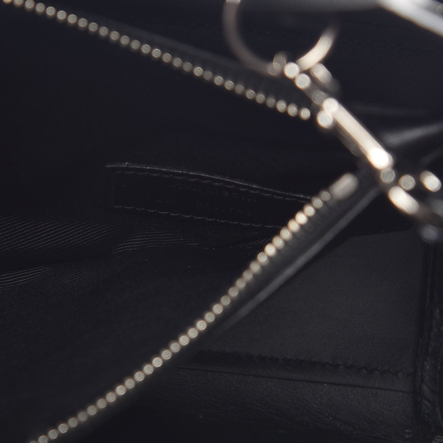 Grained Calfskin Baby Sac De Jour Black
