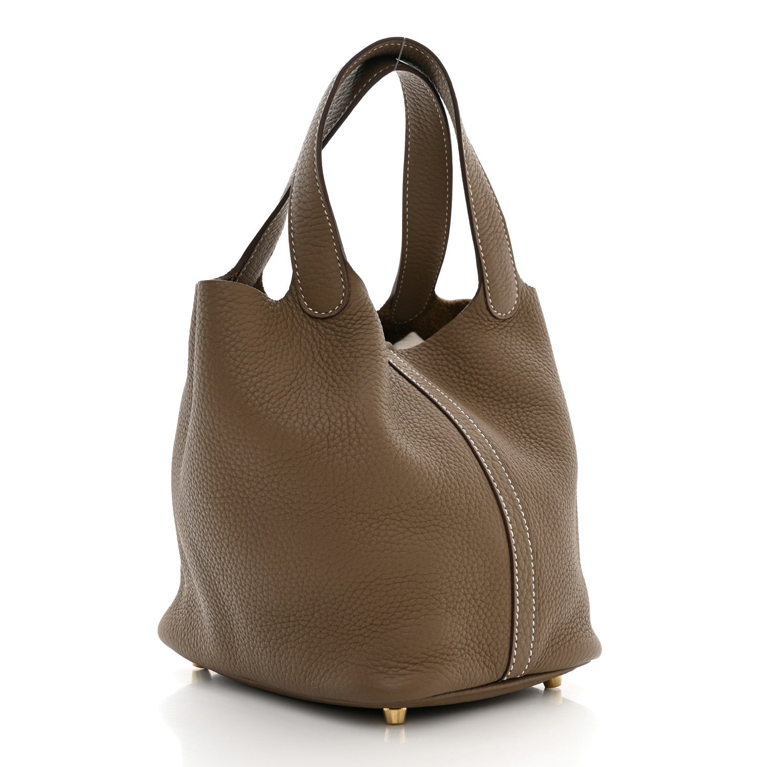 Hermes Taurillon Clemence Picotin Lock 18 PM Etoupe 3 of 10