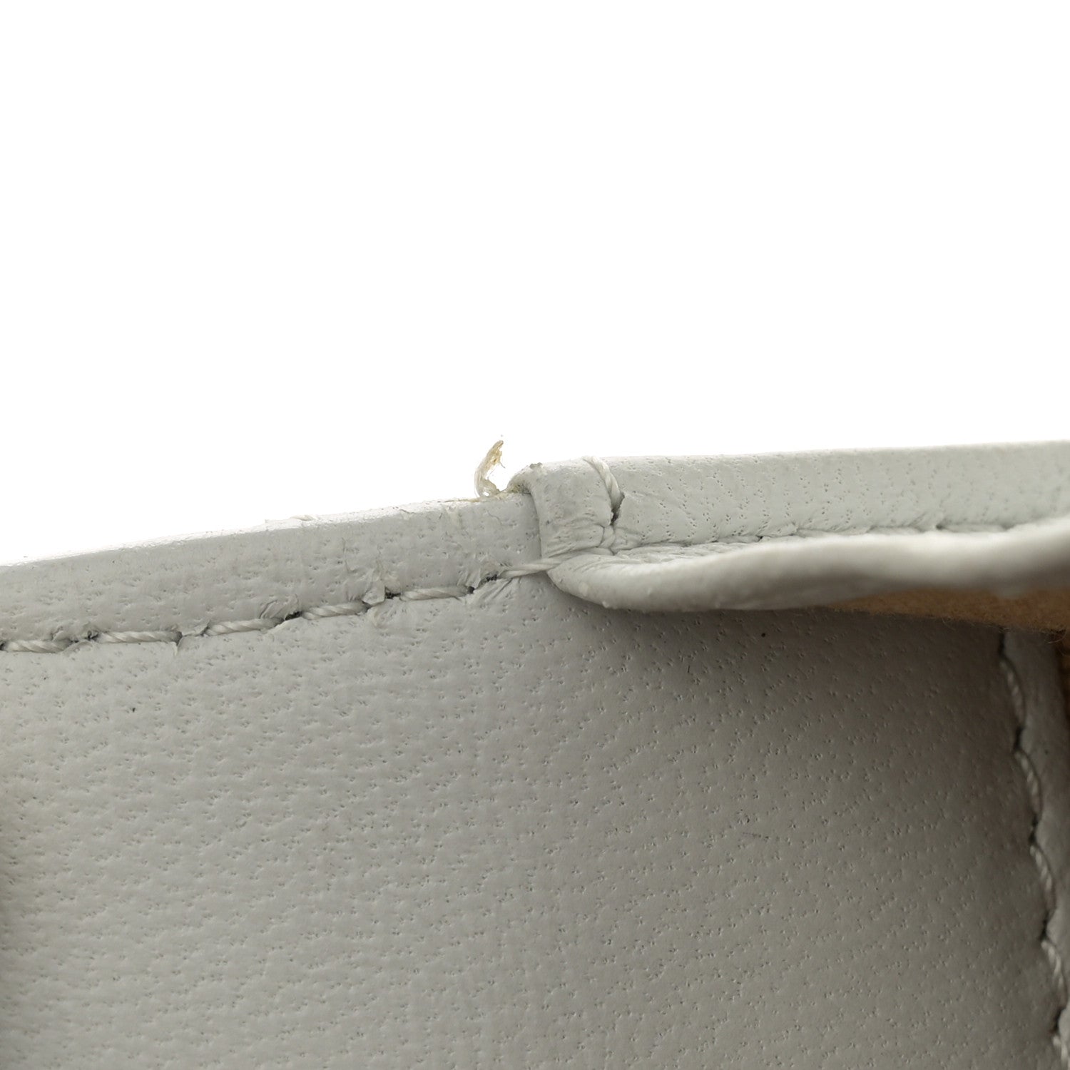 Chanel Lambskin Pearl Crush Quilted Flap Phone Holder With Chain Light Grey 12 of 16