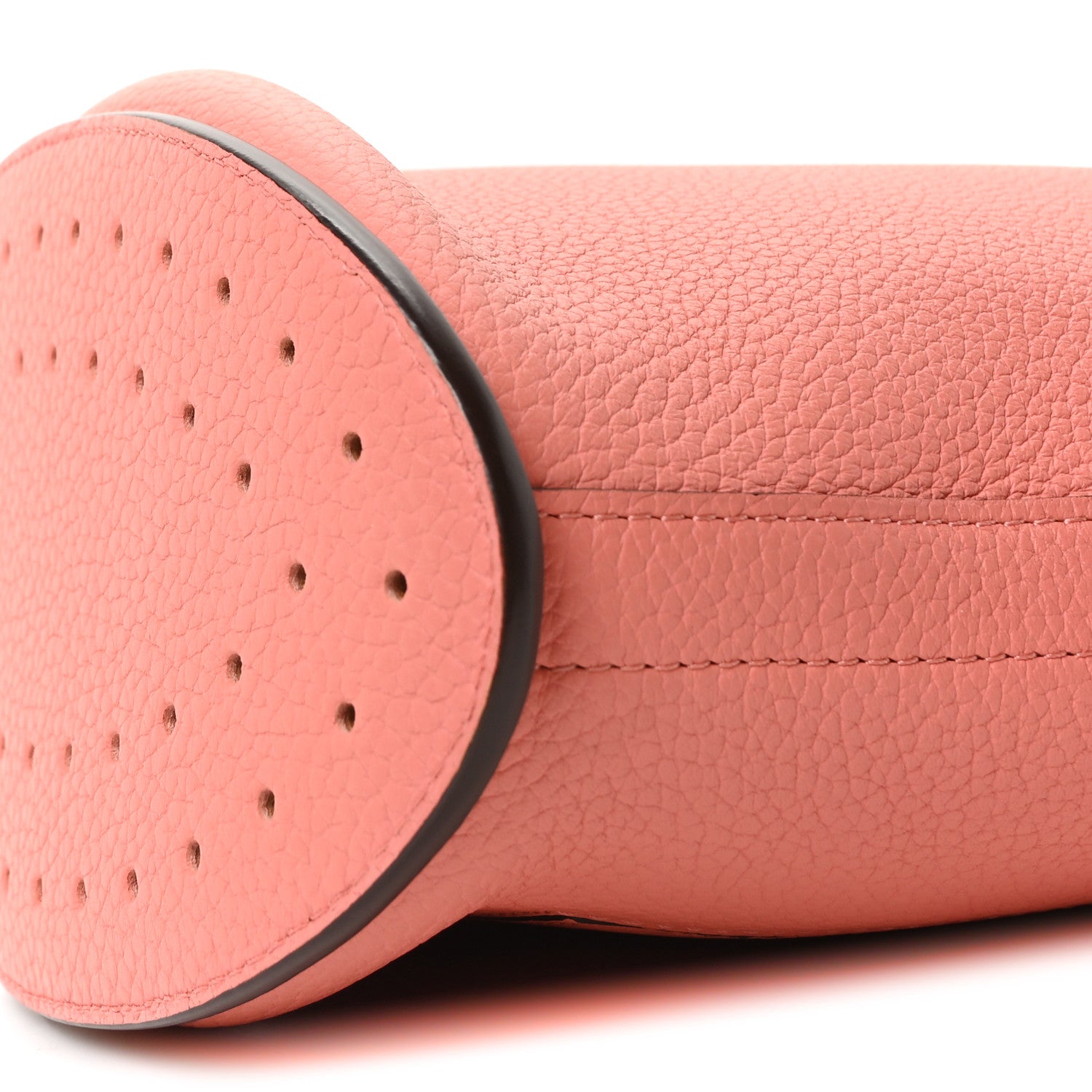 Delvaux Taurillon Mini Pin Daily Surpique Bucket Pink 9 of 9