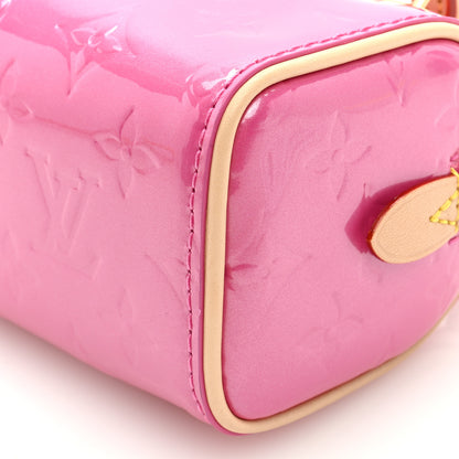 Louis Vuitton Vernis Monogram Nano Speedy Neon Pink 8 of 8