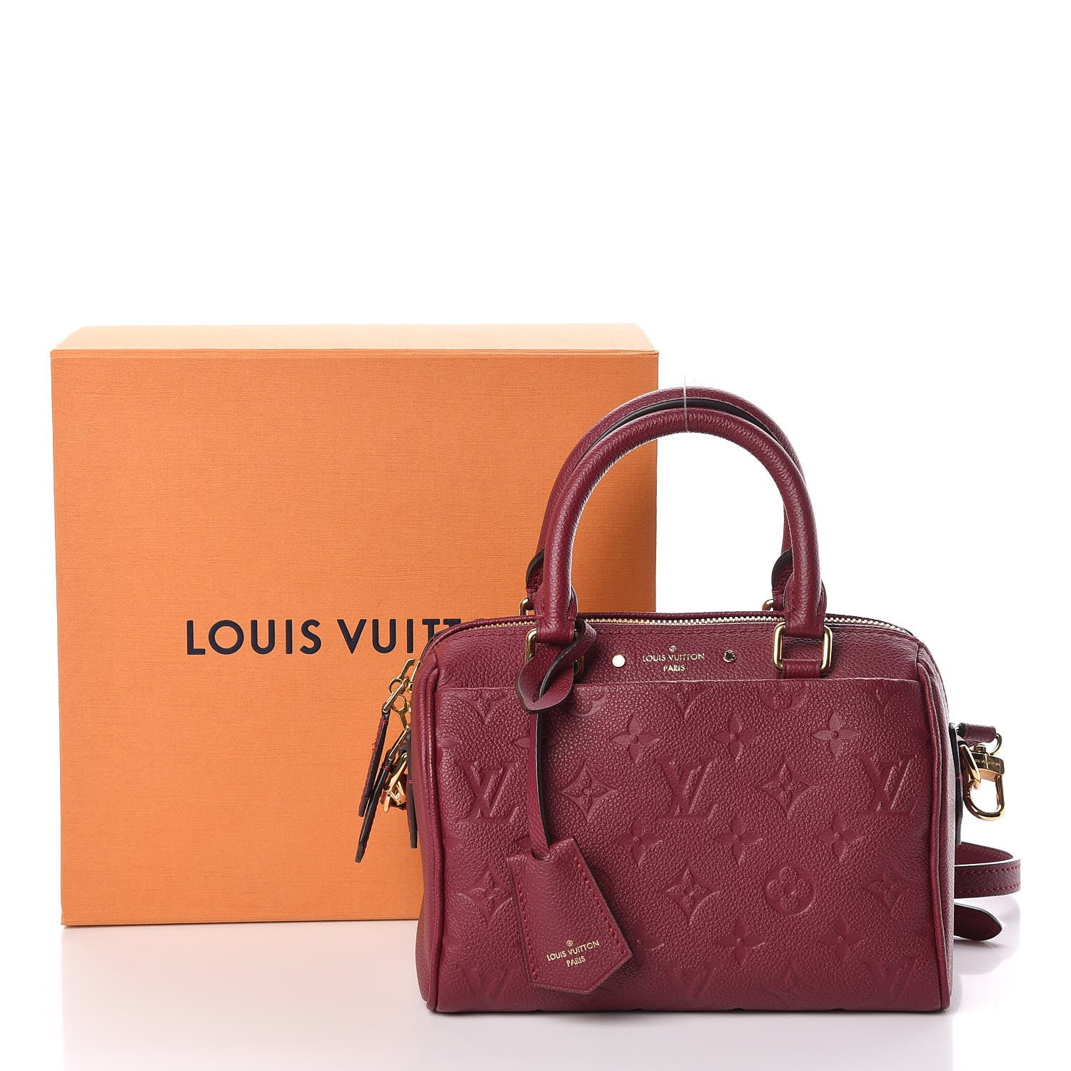 Louis Vuitton Empreinte Speedy Bandouliere 20 NM Raisin 9 of 9