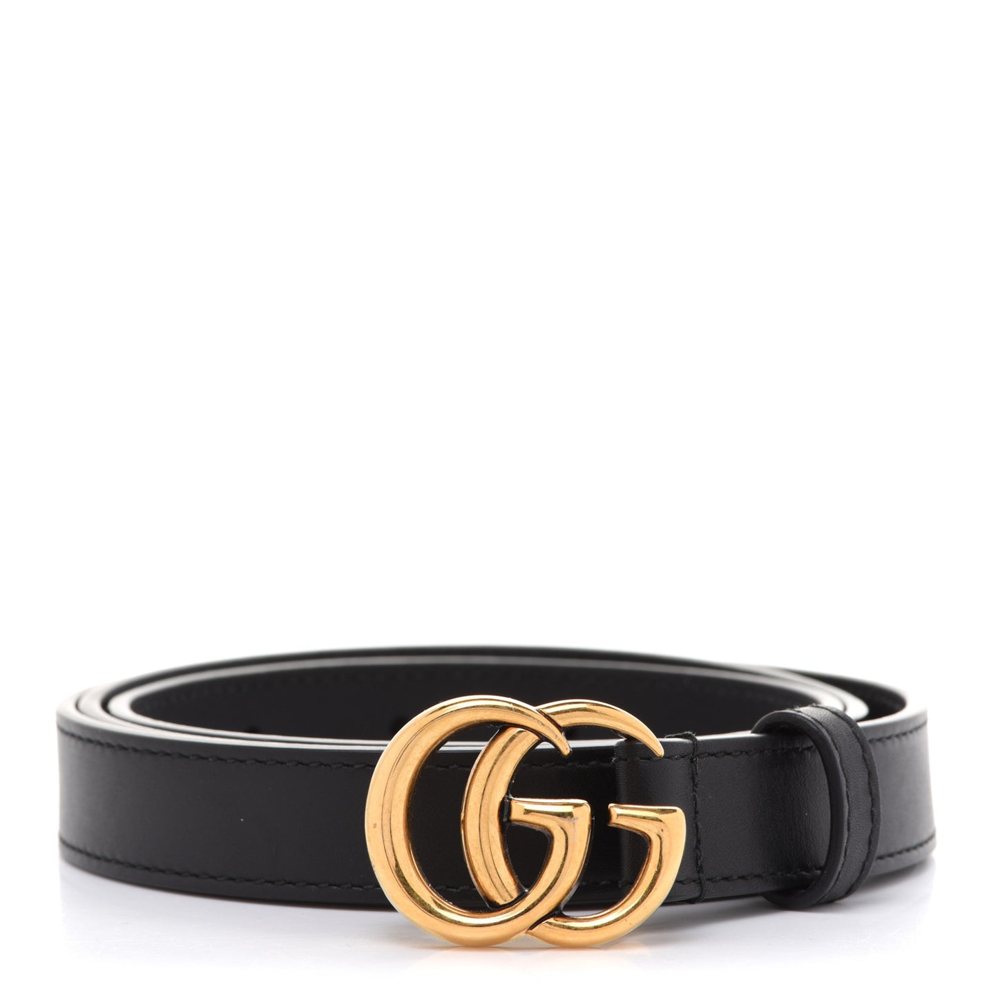 Calfskin Double G 20mm Belt 90 36 Black