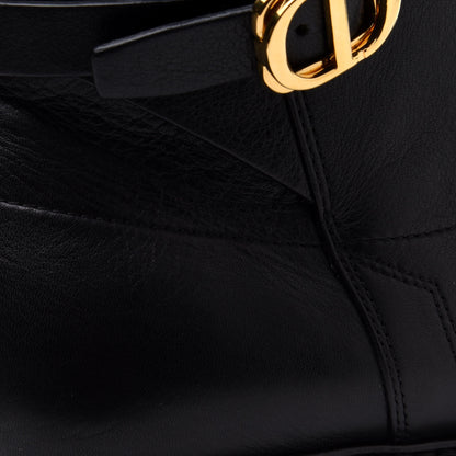 Christian Dior Calfskin Empreinte Ankle Boot 38.5 Black 10 of 11
