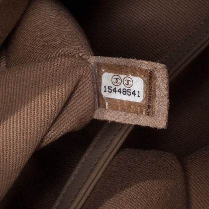 Chanel Calfskin Large Hamptons Shopping Tote Brown 7 of 9