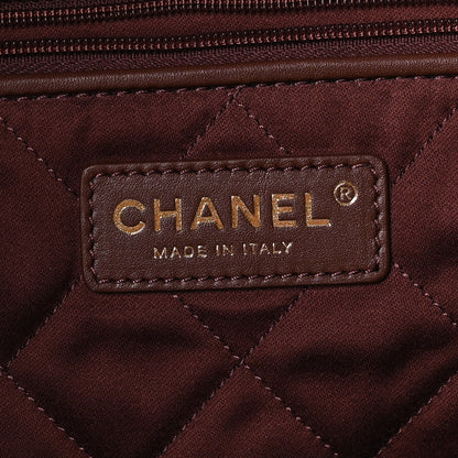 Chanel Shiny Calfskin Quilted Chanel 22 Dark Brown 6 of 11