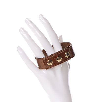 Louis Vuitton Vernis Snap Bracelet Bronze 2 of 6