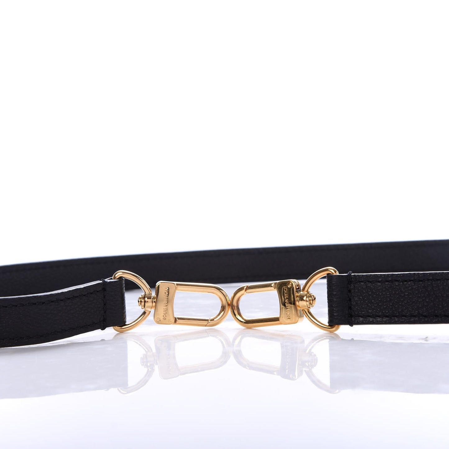 Calfskin Metis Adjustable Shoulder Strap Black