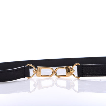 Louis Vuitton Calfskin Metis Adjustable Shoulder Strap Black 4 of 4