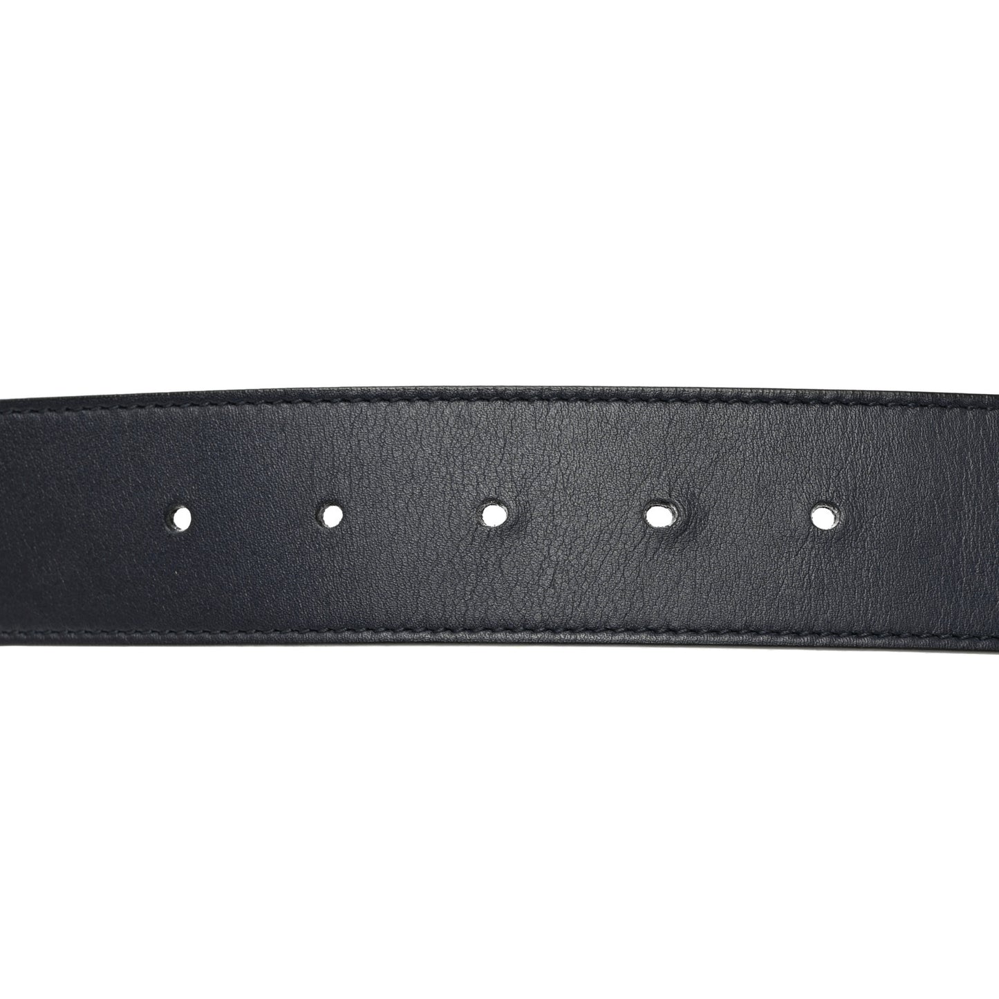 Moon Calfskin Nickel Double G 40mm Belt 70 28 Blue