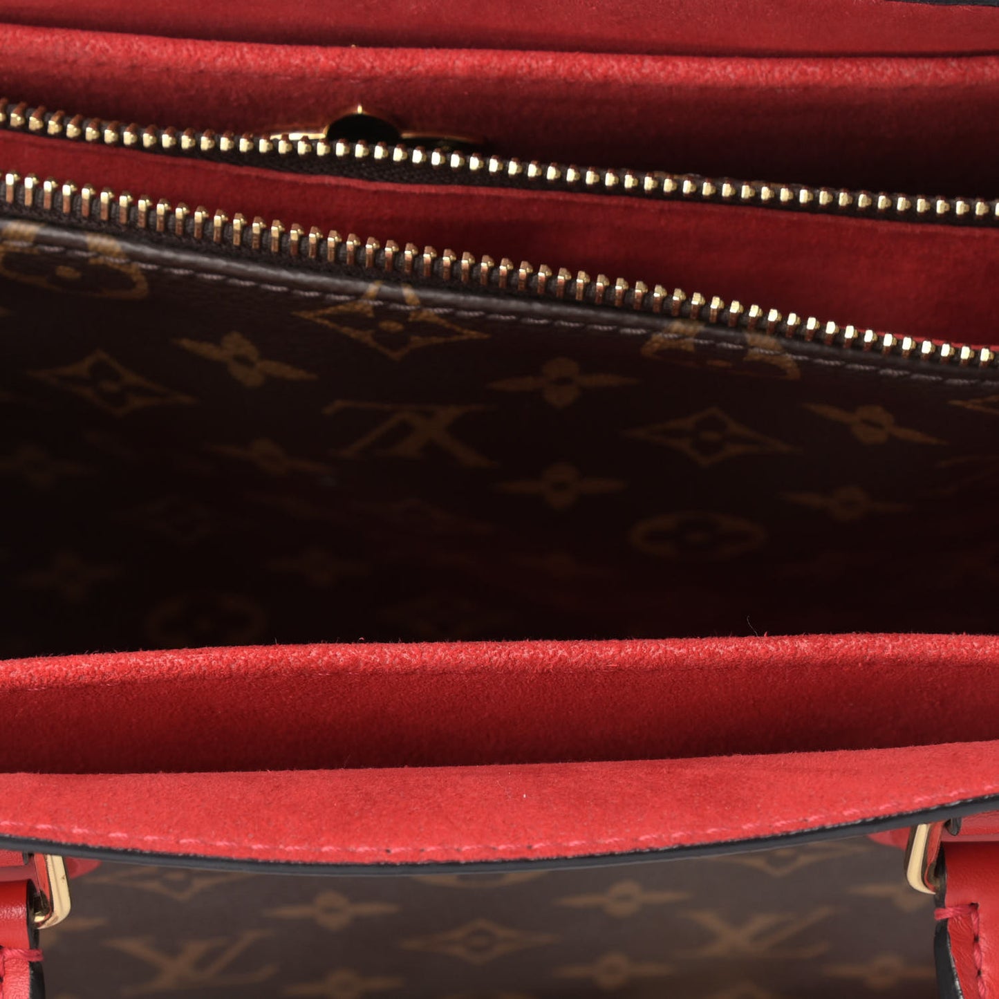 Monogram Flower Tote Coquelicot