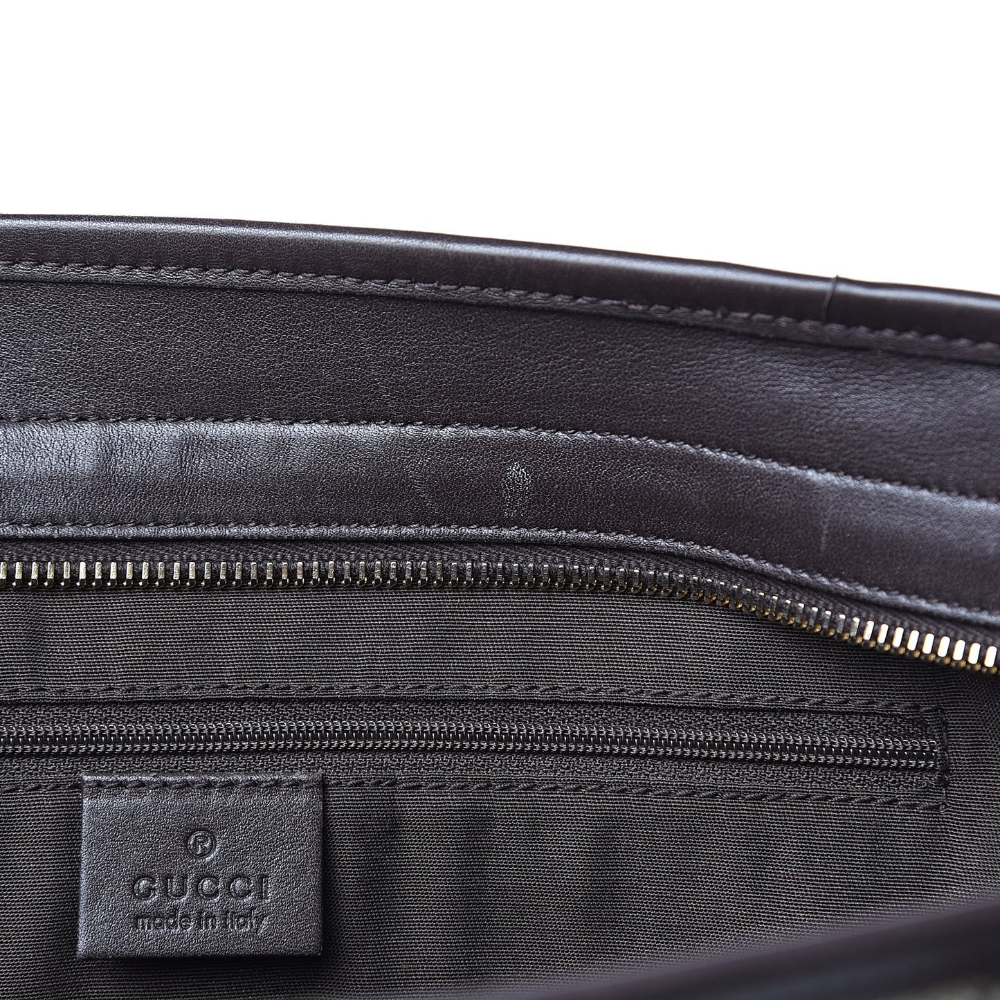 GG Supreme Monogram Medium Joy Tote Dark Brown