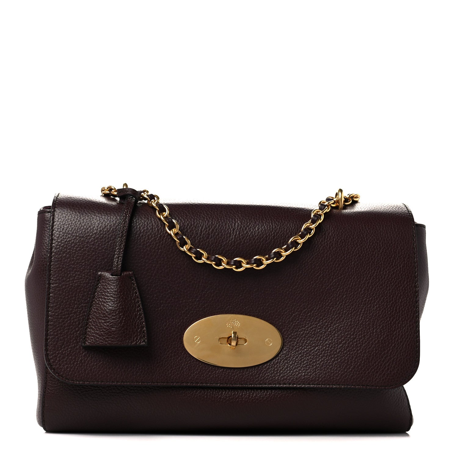 Mulberry Glossy Goatskin Medium Lily Oxblood 1 of 9