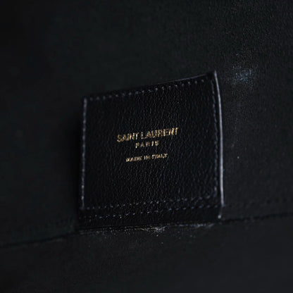 Saint Laurent Calfskin Large Shopping Tote Black 8 of 16