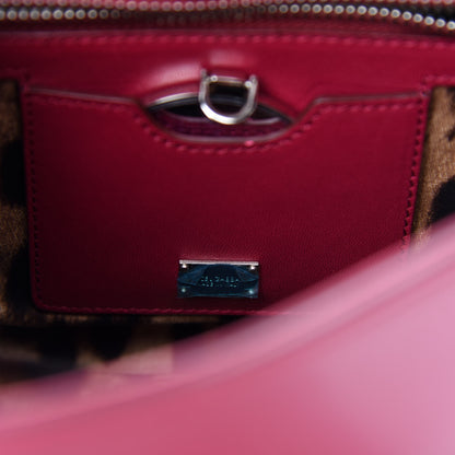 Dolce & Gabbana Patent Small Monica Top Handle Bag Dark Pink 9 of 11