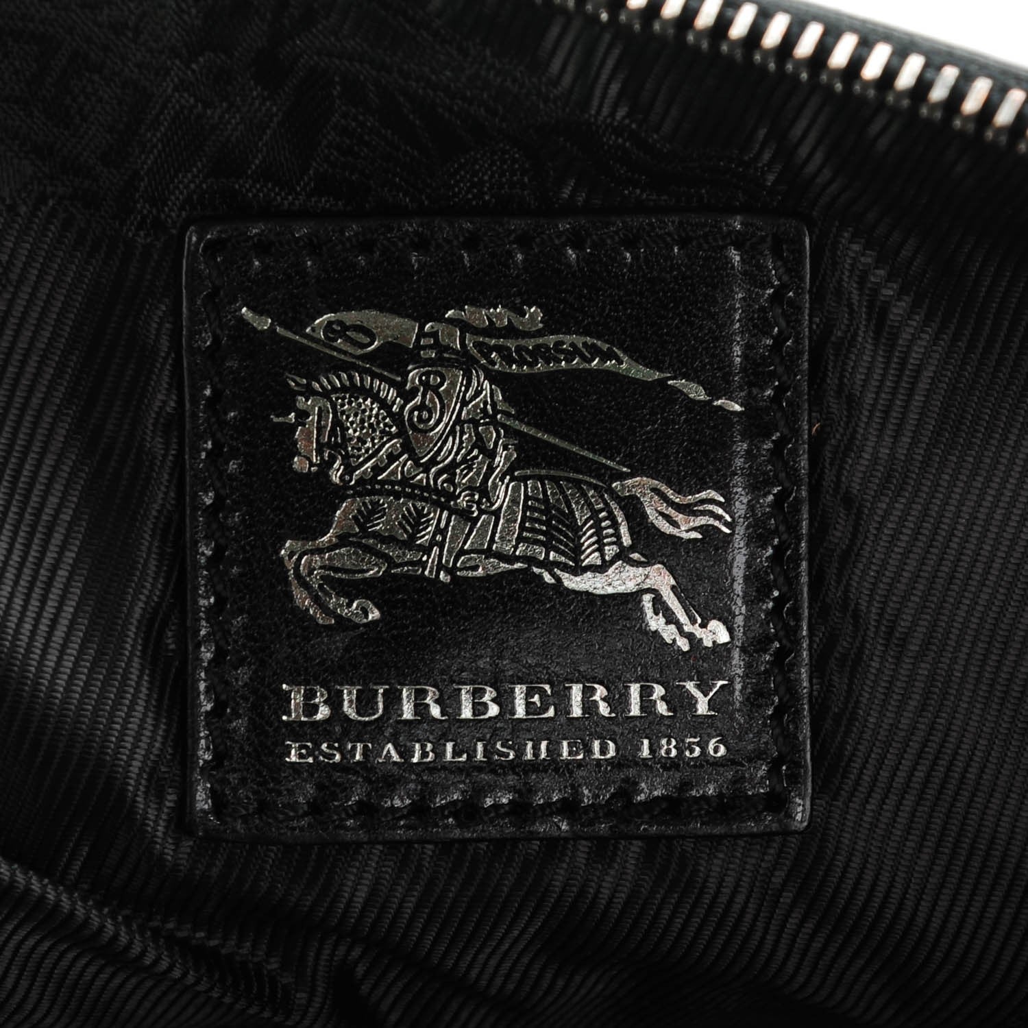 Burberry Prorsum Calfskin Studded Wristlet Clutch Black 6 of 8