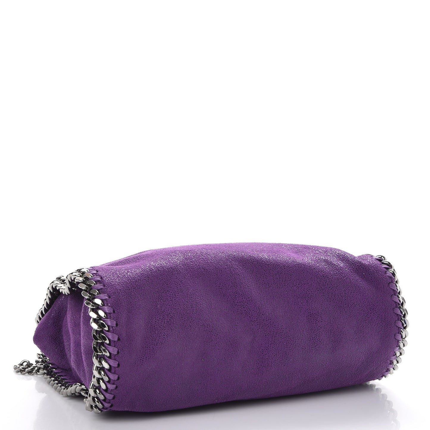 Shaggy Deer Mini Falabella Fold Over Tote Bright Purple