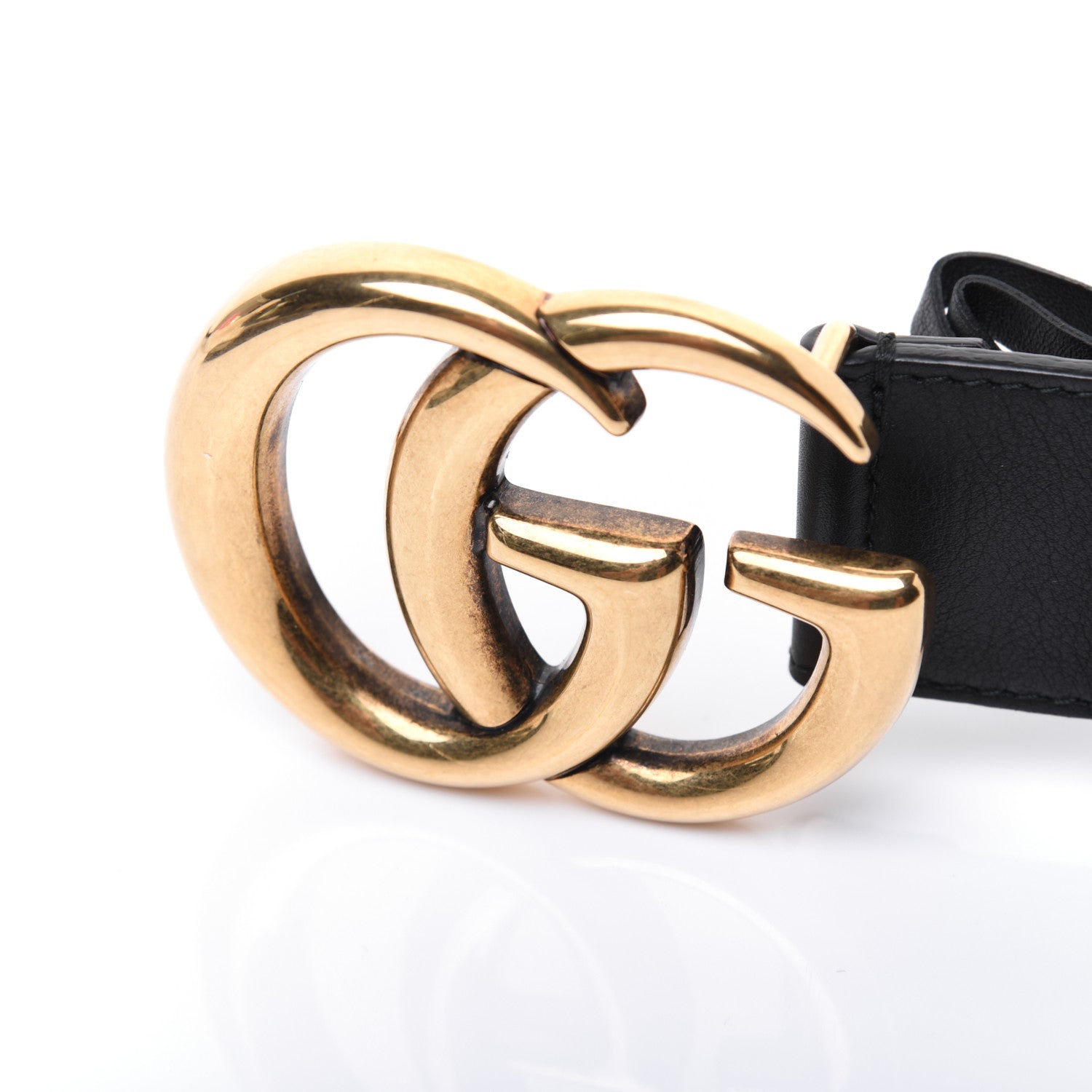 Gucci Calfskin Double G 40mm Belt 80 32 Black 5 of 7
