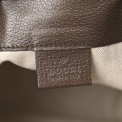 Gucci GG Supreme Monogram Web Ophidia Bucket Bag Brown 6 of 10