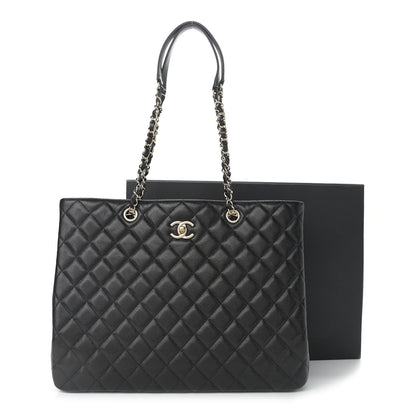 Chanel Caviar Quilted Large Shopping Tote Black 11 of 11