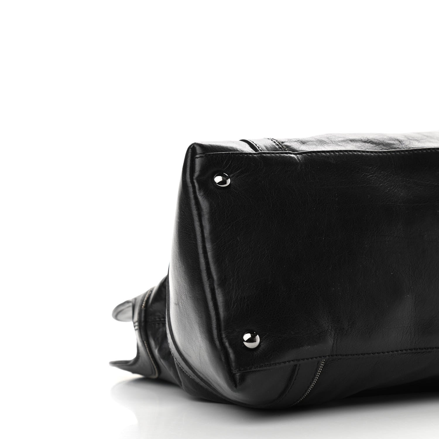 Chanel Lambskin East West Soho Shopper Black 9 of 10