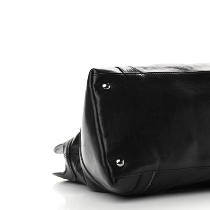 Chanel Lambskin East West Soho Shopper Black 9 of 10