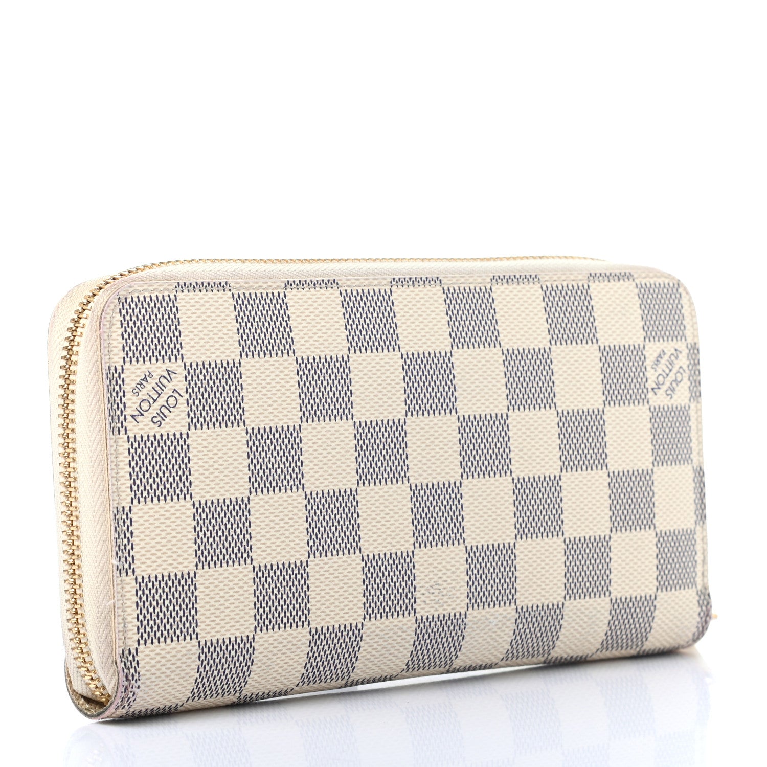 Louis Vuitton Damier Azur Zippy Wallet 3 of 9