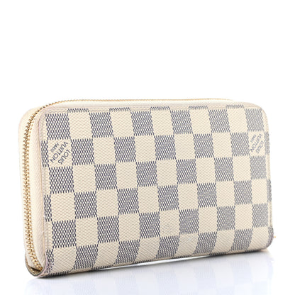 Louis Vuitton Damier Azur Zippy Wallet 3 of 9
