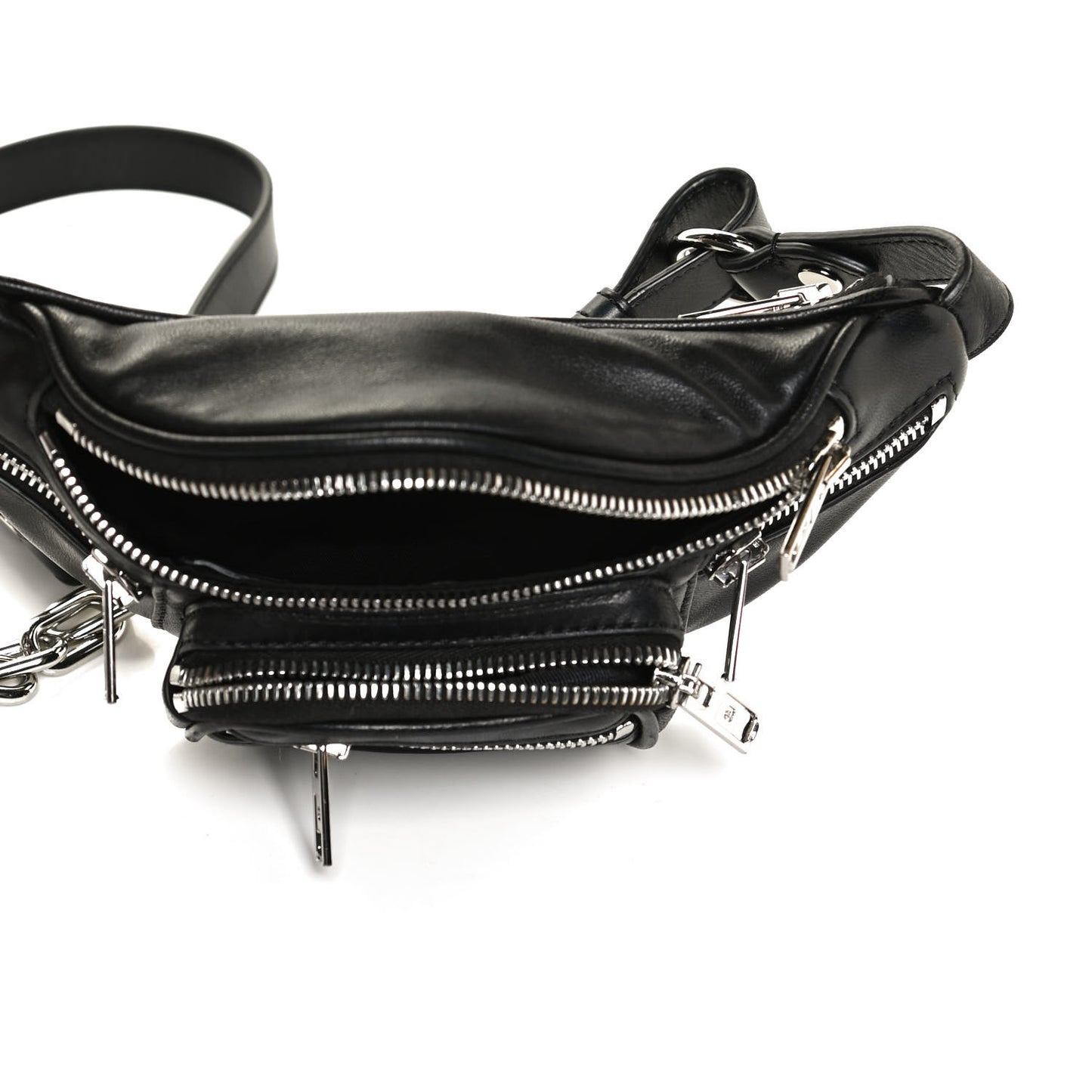 Lambskin Mini Attica Belt Bag Black