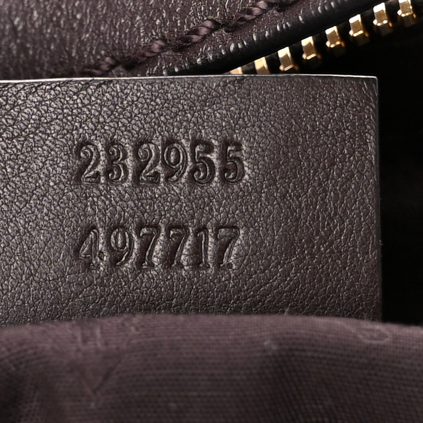 Guccissima Medium Sukey Hobo Dark Brown