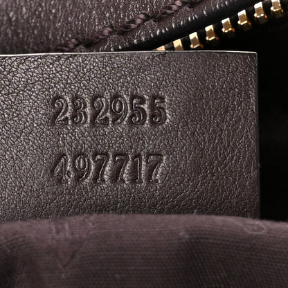 Gucci Guccissima Medium Sukey Hobo Dark Brown 7 of 11