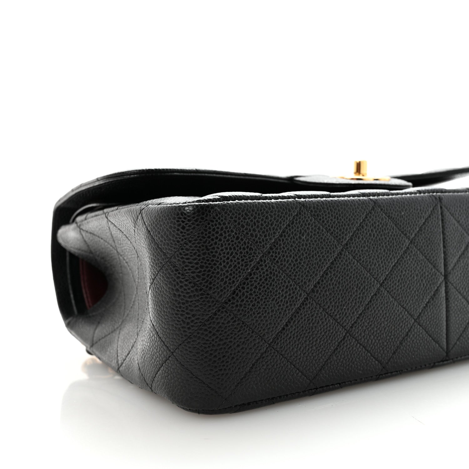 Chanel Caviar Quilted Jumbo Double Flap Black 9 of 10