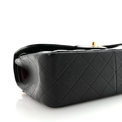 Chanel Caviar Quilted Jumbo Double Flap Black 9 of 10
