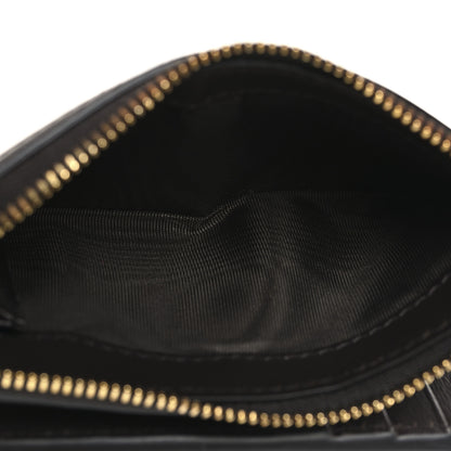 Gucci Monogram Calfskin Zip Around Wallet Beige Ebony 6 of 9