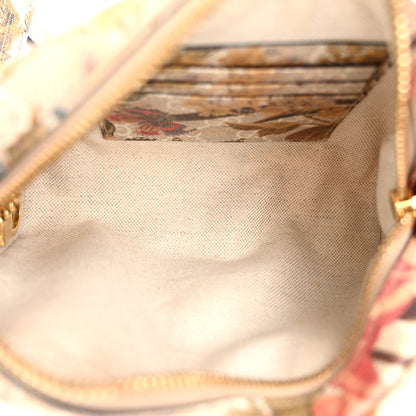 Gucci GG Supreme Monogram Water Flora Web Mini Ophidia Shoulder Bag Beige White Multicolor 5 of 9