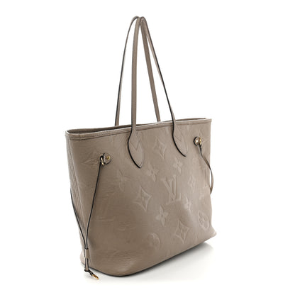Louis Vuitton Empreinte Monogram Giant Neverfull MM Tourterelle 3 of 16