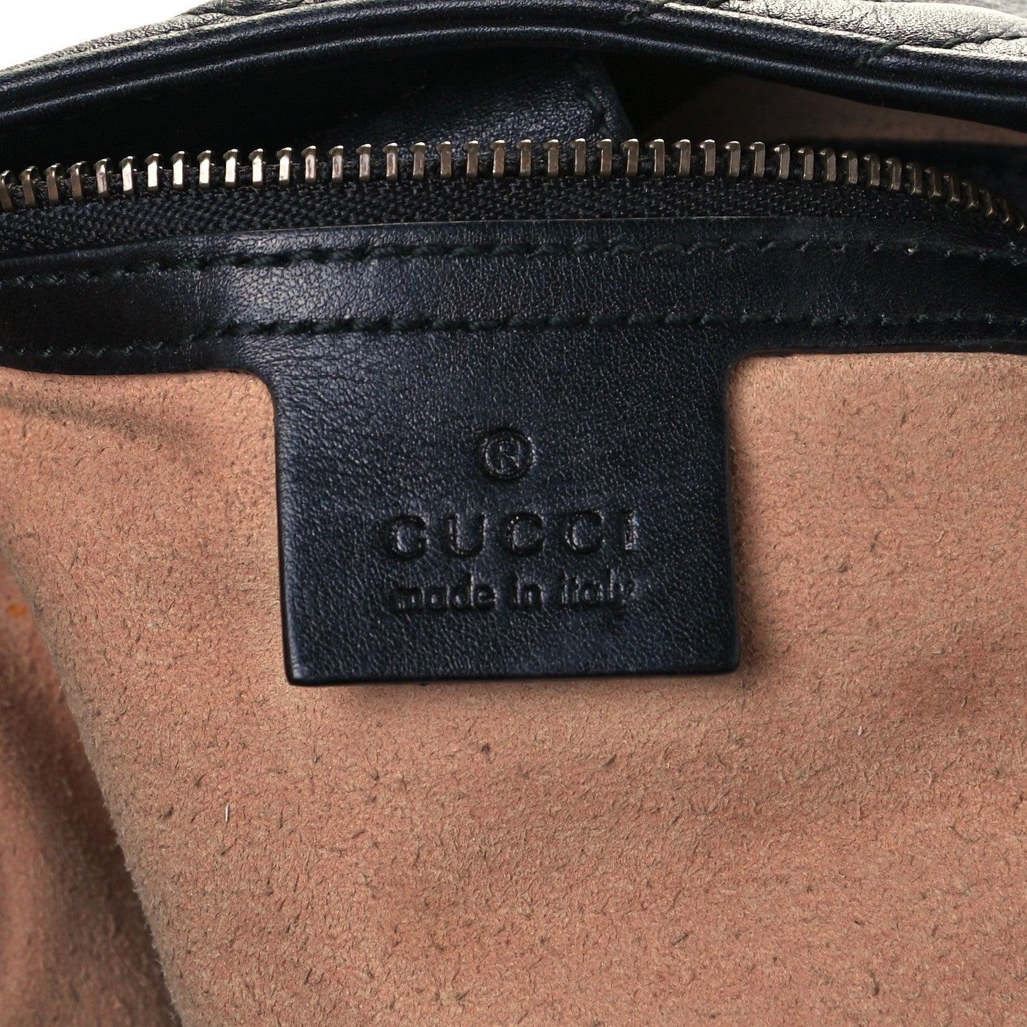 Gucci Calfskin Matelasse Medium GG Marmont Shoulder Tote Bag Black 6 of 11