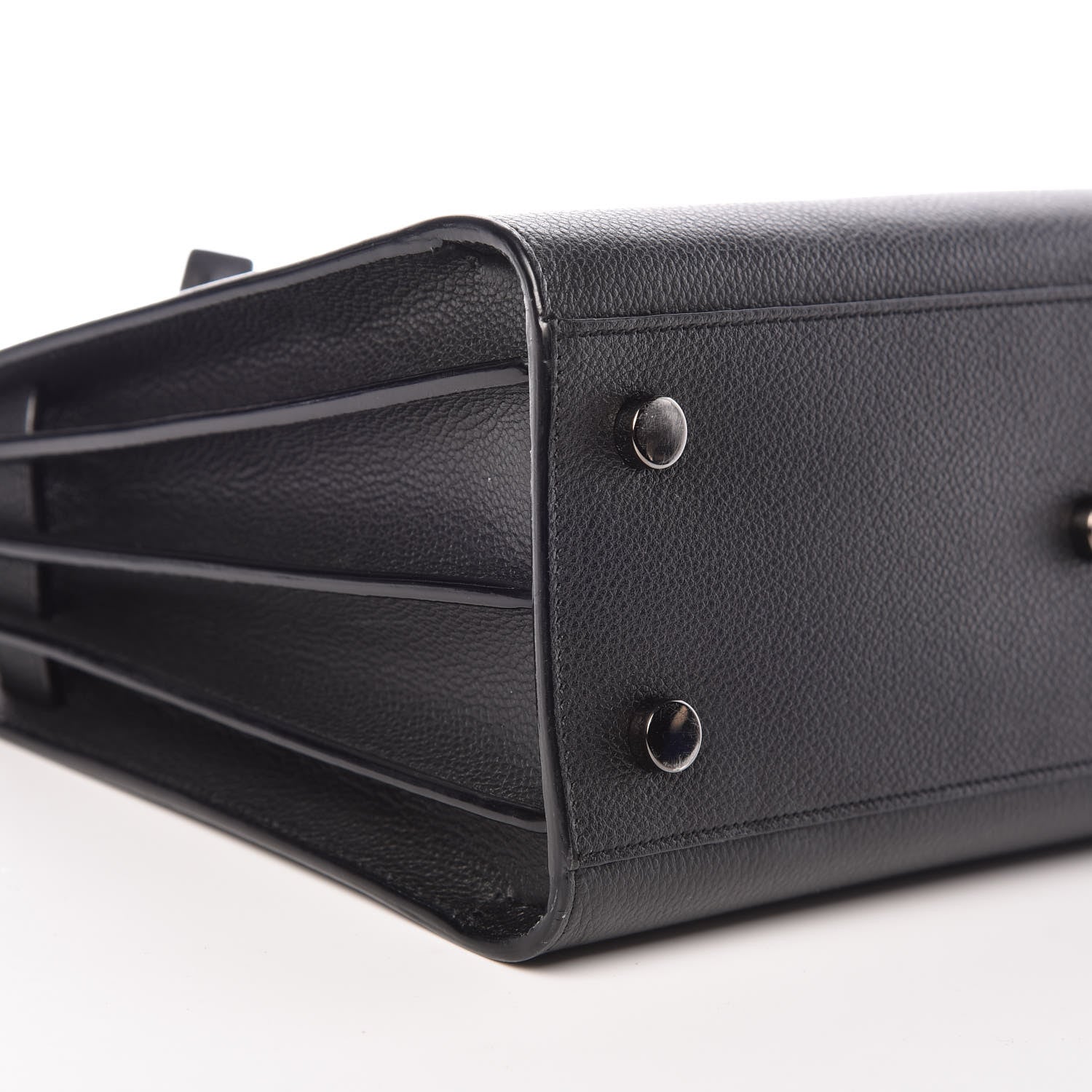Saint Laurent Grained Calfskin Baby Sac De Jour Black 5 of 10
