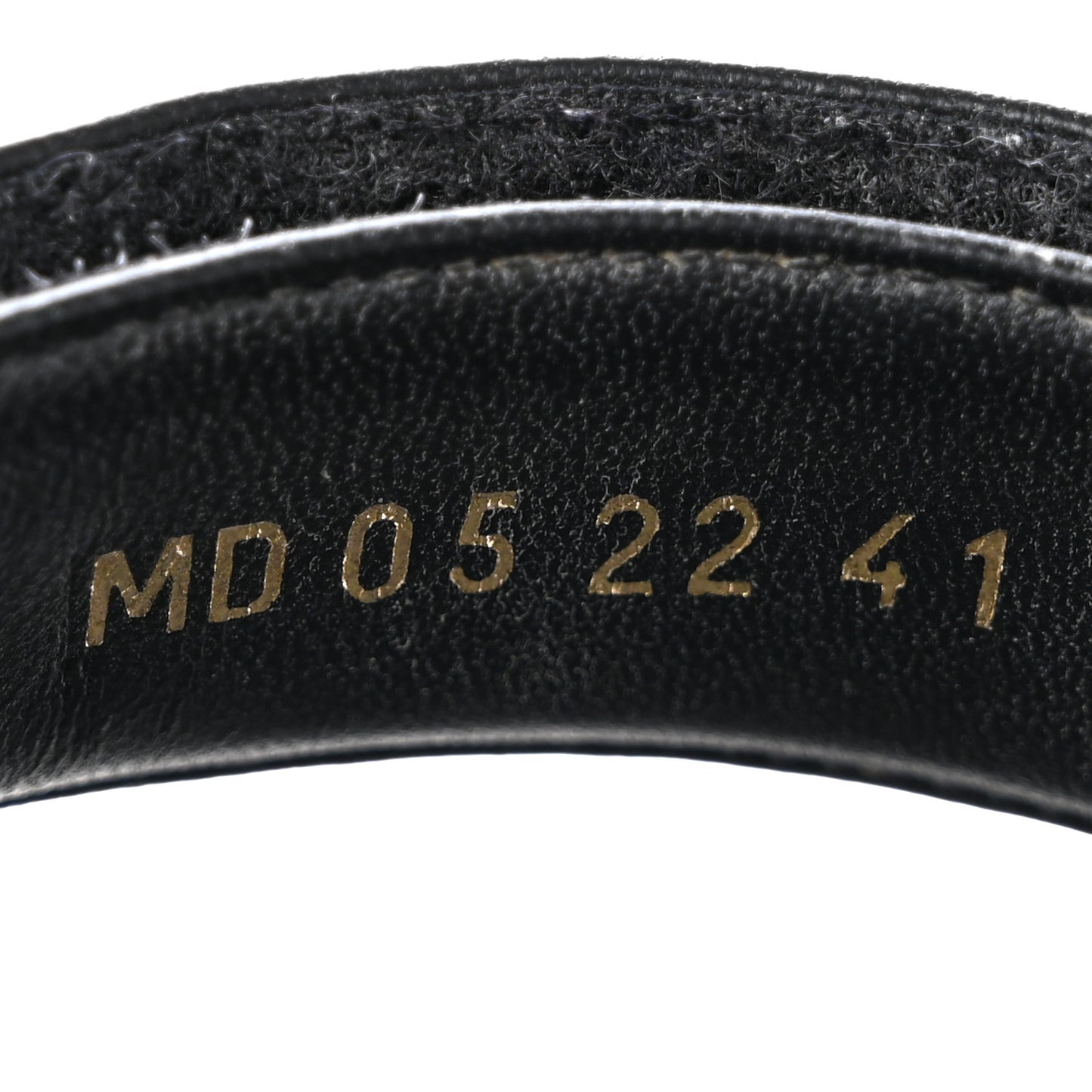 Lambskin Dioract 10mm Sandals 41 Black