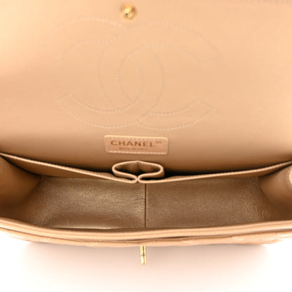 Chanel Pearly Caviar Quilted Jumbo Double Flap Gold 5 of 14