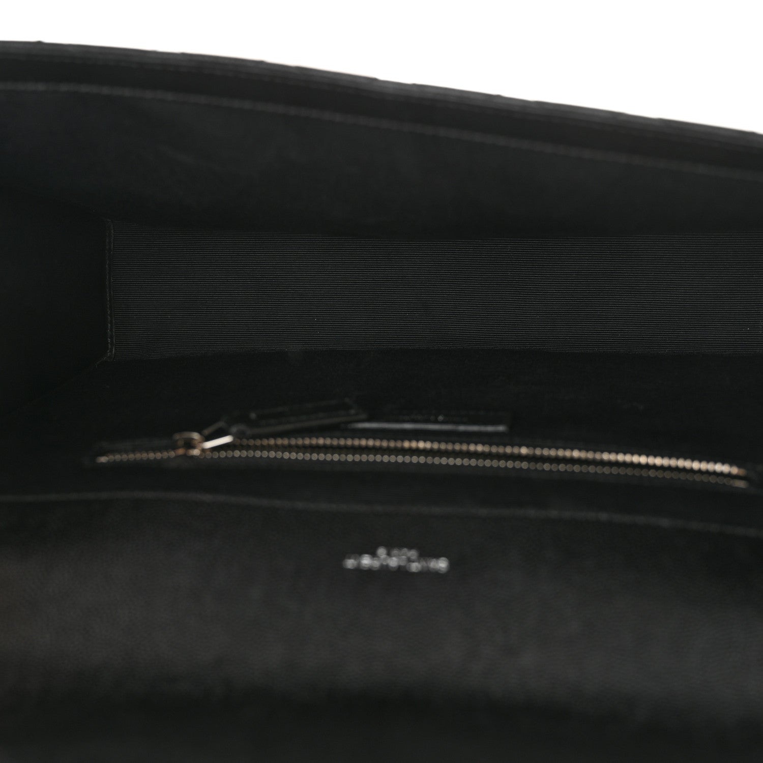 Saint Laurent Grain De Poudre Textured Mixed Matelasse Large Triquilt Monogram Satchel Black 5 of 12