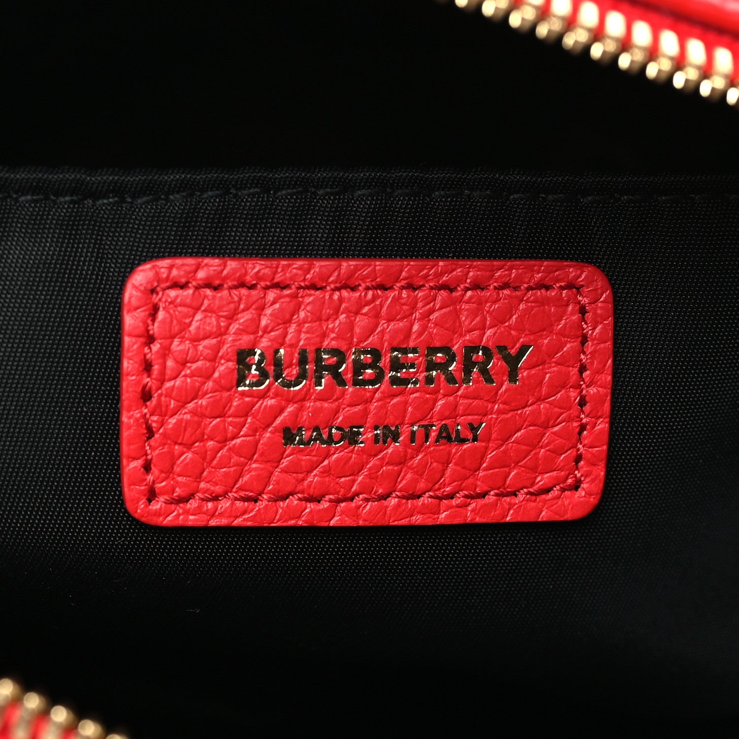 Burberry Grained Calfskin Small Camera Bag Red 6 of 9