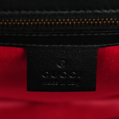 Gucci Velvet Matelasse Small GG Marmont Shoulder Bag Black 6 of 7