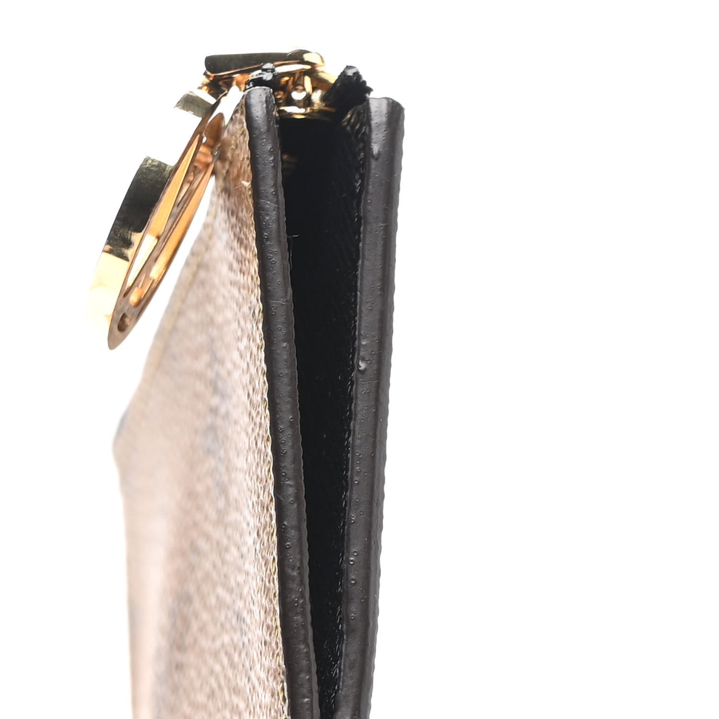 Reverse Monogram Zipped Romy Card Holder